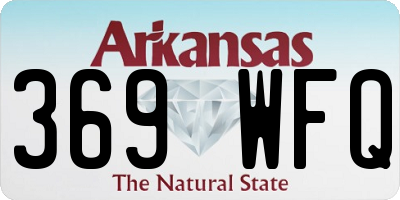 AR license plate 369WFQ