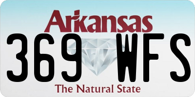 AR license plate 369WFS