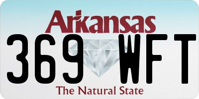 AR license plate 369WFT