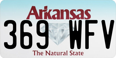 AR license plate 369WFV