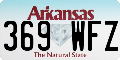 AR license plate 369WFZ