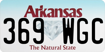 AR license plate 369WGC