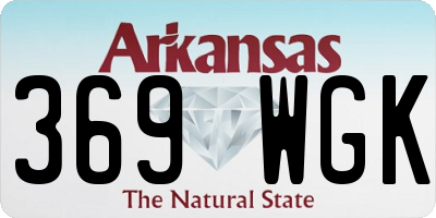 AR license plate 369WGK