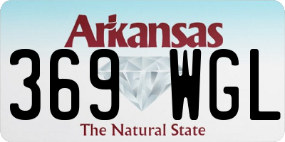 AR license plate 369WGL