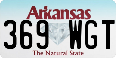 AR license plate 369WGT