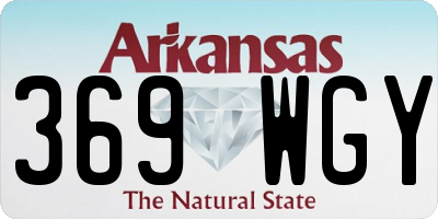 AR license plate 369WGY