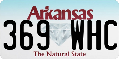 AR license plate 369WHC