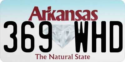 AR license plate 369WHD