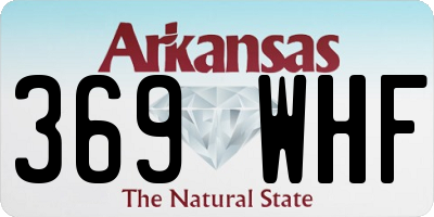 AR license plate 369WHF