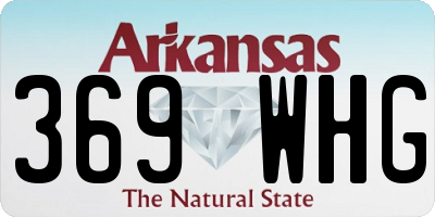 AR license plate 369WHG