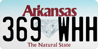 AR license plate 369WHH