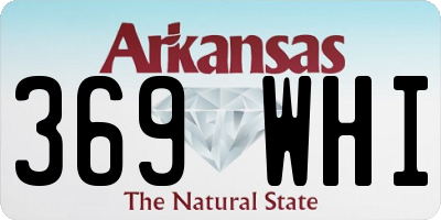 AR license plate 369WHI