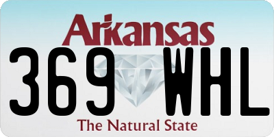AR license plate 369WHL