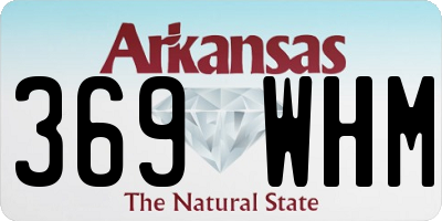 AR license plate 369WHM