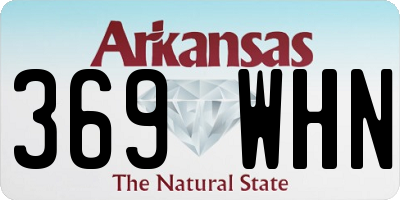 AR license plate 369WHN