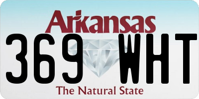 AR license plate 369WHT