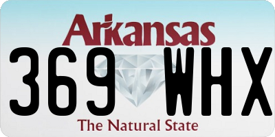AR license plate 369WHX