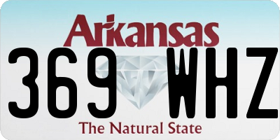 AR license plate 369WHZ