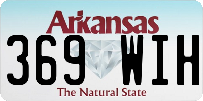 AR license plate 369WIH