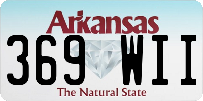 AR license plate 369WII
