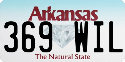 AR license plate 369WIL