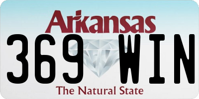 AR license plate 369WIN