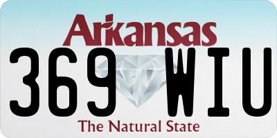 AR license plate 369WIU