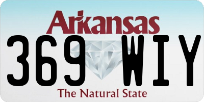 AR license plate 369WIY