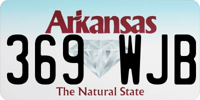 AR license plate 369WJB