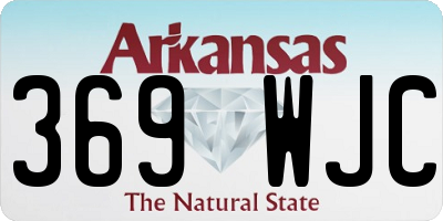AR license plate 369WJC