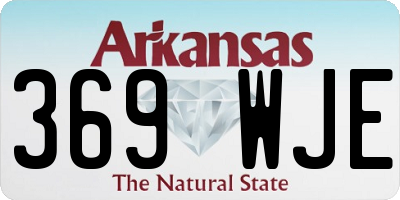 AR license plate 369WJE