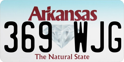 AR license plate 369WJG