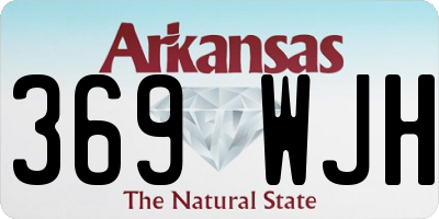 AR license plate 369WJH