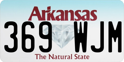 AR license plate 369WJM