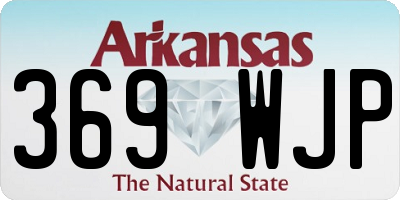 AR license plate 369WJP