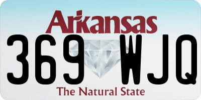 AR license plate 369WJQ