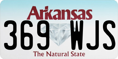 AR license plate 369WJS