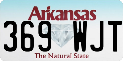 AR license plate 369WJT