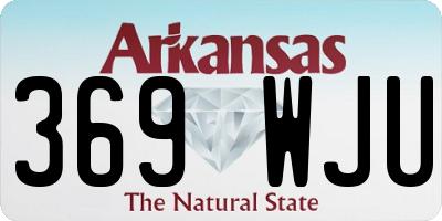 AR license plate 369WJU