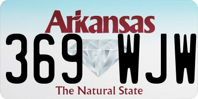 AR license plate 369WJW