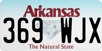 AR license plate 369WJX
