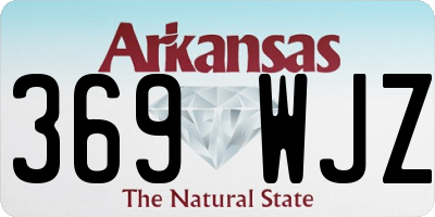 AR license plate 369WJZ