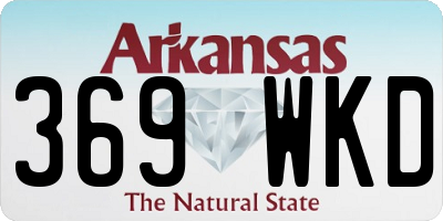 AR license plate 369WKD