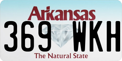 AR license plate 369WKH