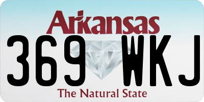 AR license plate 369WKJ