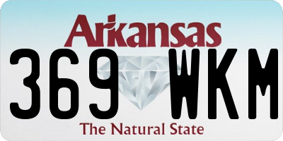 AR license plate 369WKM