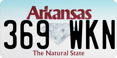 AR license plate 369WKN
