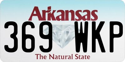 AR license plate 369WKP