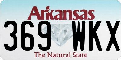 AR license plate 369WKX