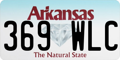 AR license plate 369WLC